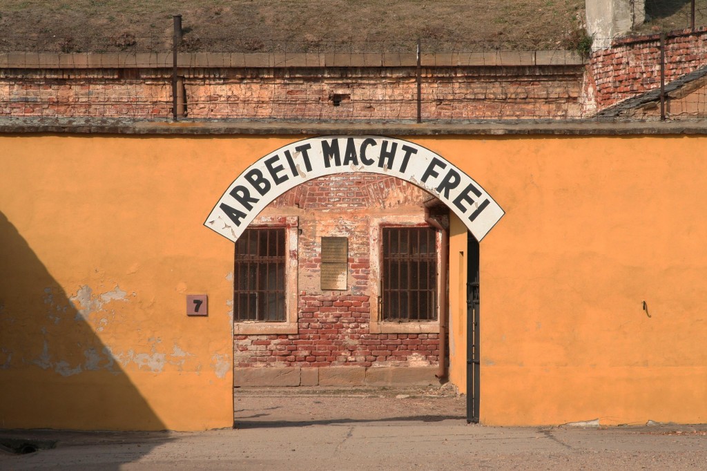 Theresienstadt, entrada al campo