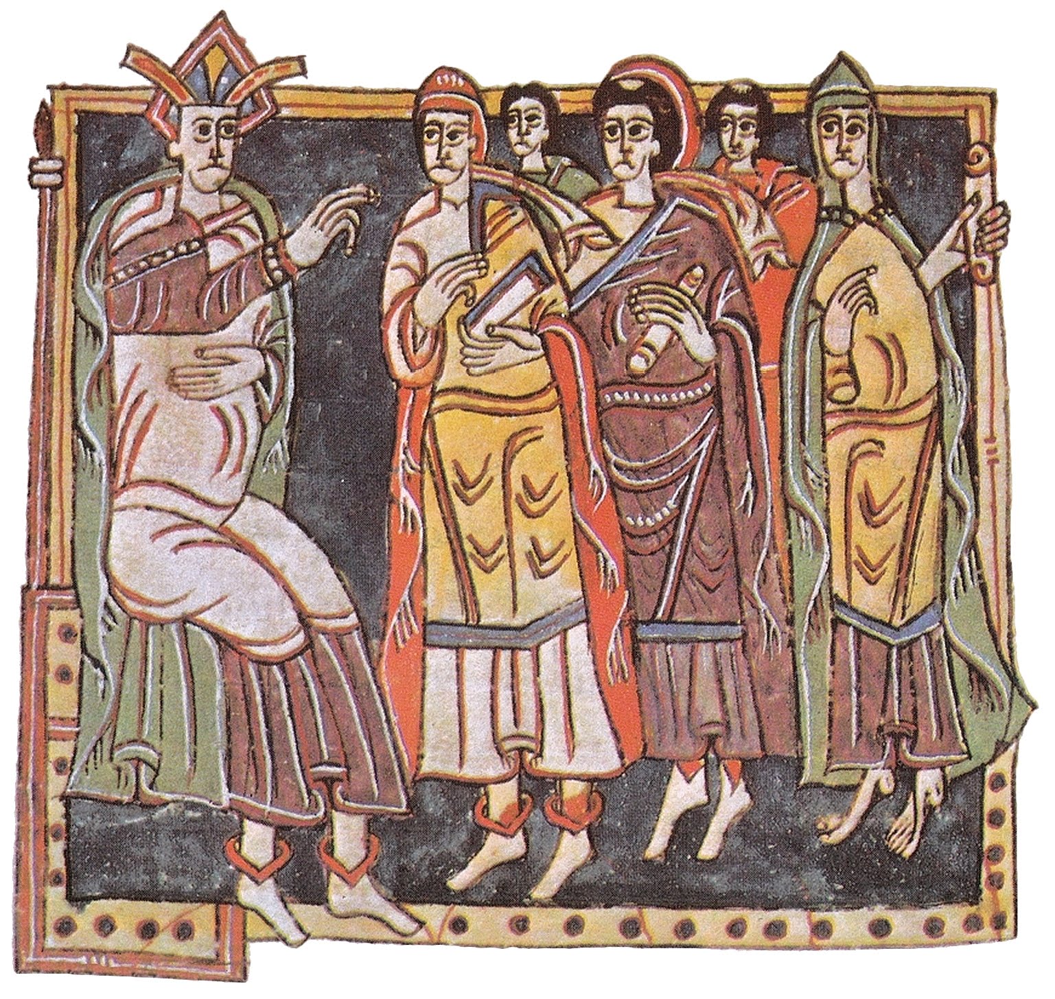 Concilio de Toledo, representación medieval
